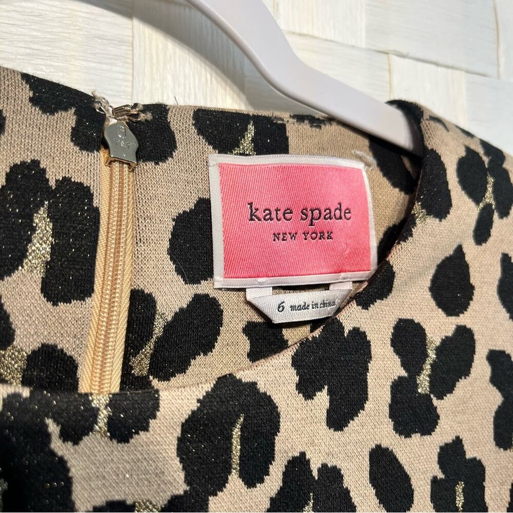 Kate Spade Leopard Print Mini Dress - Picture 11 of 12